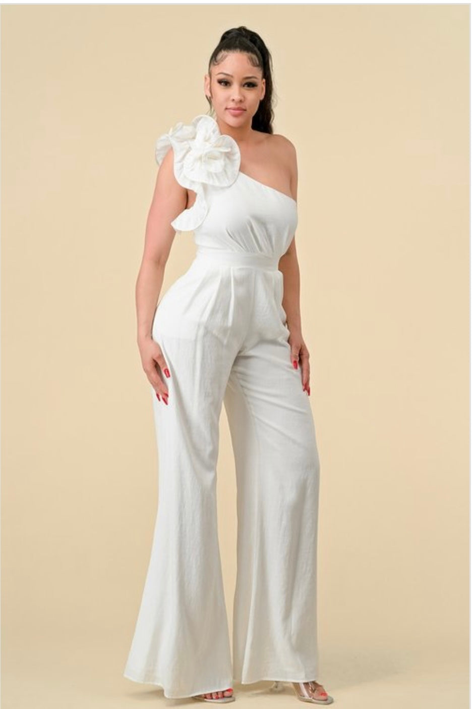 Nesya- off white jumpsuit